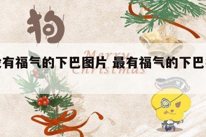 最没有福气的下巴图片 最有福气的下巴痣图片
