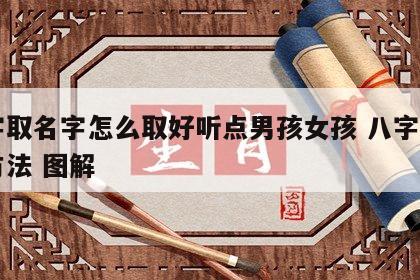 八字取名字怎么取好听点男孩女孩 八字取名的方法 图解