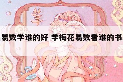 梅花易数学谁的好 学梅花易数看谁的书比较好