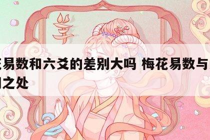 梅花易数和六爻的差别大吗 梅花易数与六爻不同之处