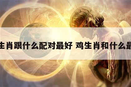 鸡生肖跟什么配对最好 鸡生肖和什么最配