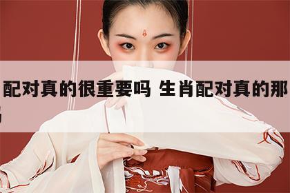 生肖配对真的很重要吗 生肖配对真的那么重要吗