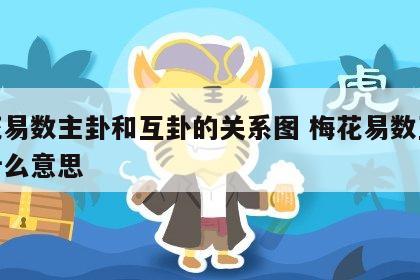 梅花易数主卦和互卦的关系图 梅花易数互卦是什么意思