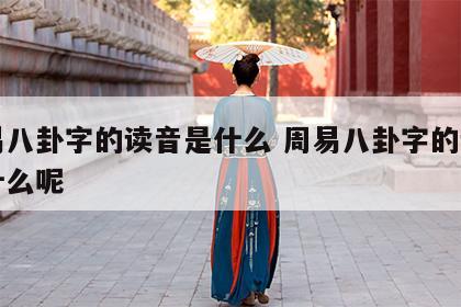 周易八卦字的读音是什么 周易八卦字的读音是什么呢
