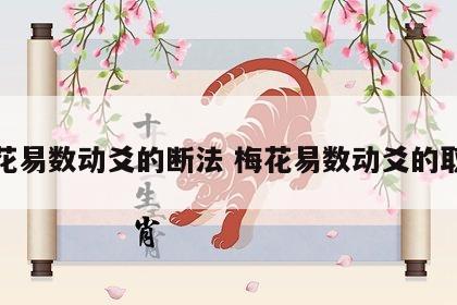 梅花易数动爻的断法 梅花易数动爻的取法
