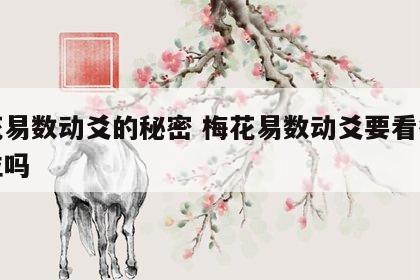 梅花易数动爻的秘密 梅花易数动爻要看得不得位吗