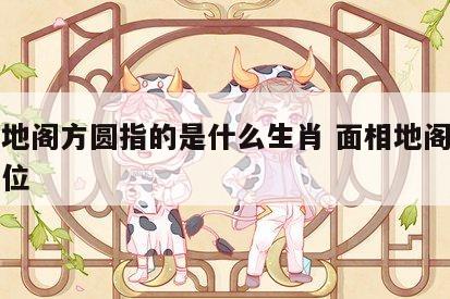 面相地阁方圆指的是什么生肖 面相地阁在哪个部位