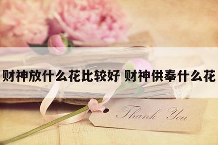 财神放什么花比较好 财神供奉什么花