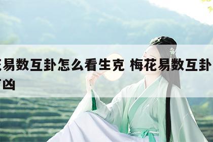 梅花易数互卦怎么看生克 梅花易数互卦怎么断吉凶