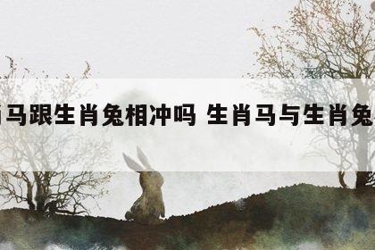 生肖马跟生肖兔相冲吗 生肖马与生肖兔相冲吗