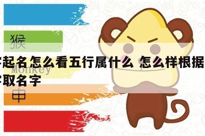 八字起名怎么看五行属什么 怎么样根据五行八字取名字