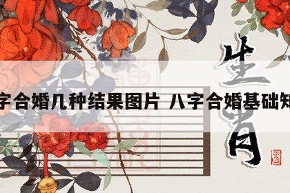 八字合婚几种结果图片 八字合婚基础知识