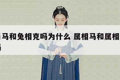 生肖马和兔相克吗为什么 属相马和属相兔相克吗