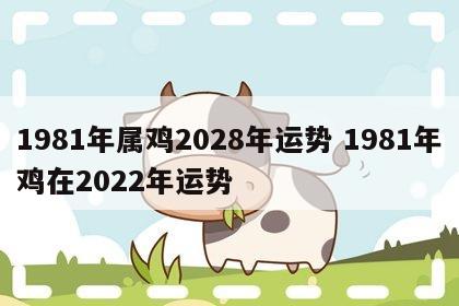 1981年属鸡2028年运势 1981年鸡在2022年运势