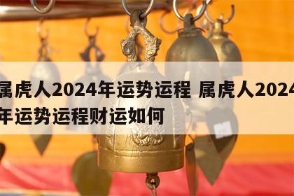 属虎人2024年运势运程 属虎人2024年运势运程财运如何