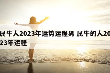 属牛人2023年运势运程男 属牛的人2023年运程