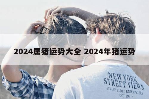 2024属猪运势大全 2024年猪运势