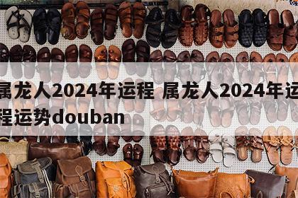 属龙人2024年运程 属龙人2024年运程运势douban