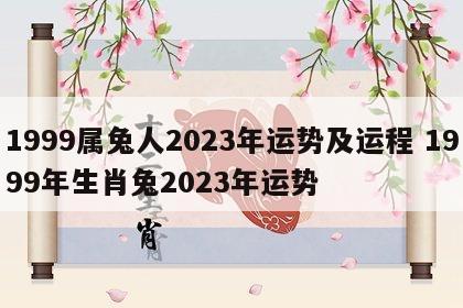 1999属兔人2023年运势及运程 1999年生肖兔2023年运势