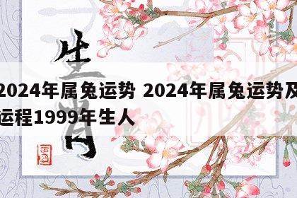 2024年属兔运势 2024年属兔运势及运程1999年生人
