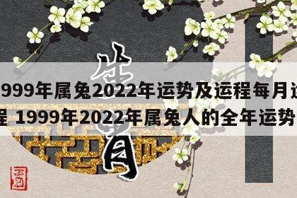 1999年属兔2022年运势及运程每月运程 1999年2022年属兔人的全年运势