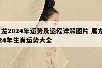 属龙2024年运势及运程详解图片 属龙2024年生肖运势大全