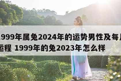 1999年属兔2024年的运势男性及每月运程 1999年的兔2023年怎么样