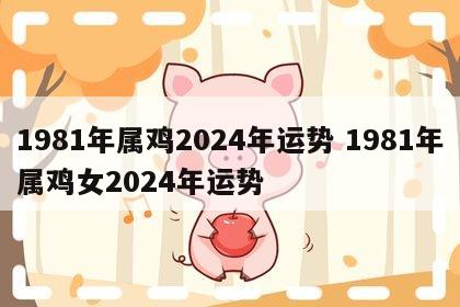 1981年属鸡2024年运势 1981年属鸡女2024年运势