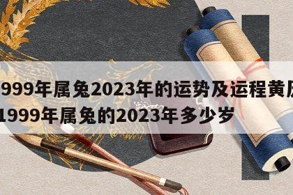 1999年属兔2023年的运势及运程黄历 1999年属兔的2023年多少岁