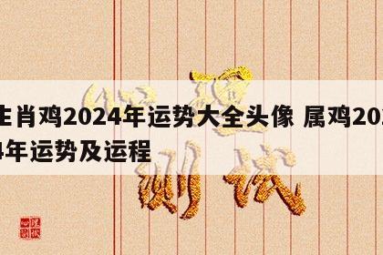 生肖鸡2024年运势大全头像 属鸡2024年运势及运程