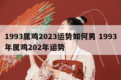 1993属鸡2023运势如何男 1993年属鸡202年运势