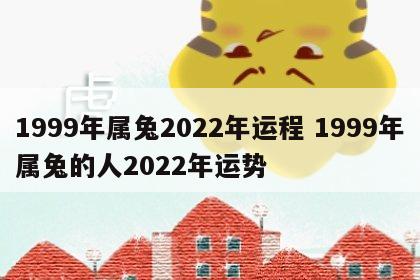 1999年属兔2022年运程 1999年属兔的人2022年运势