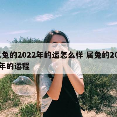 属兔的2022年的运怎么样 属兔的2022年的运程