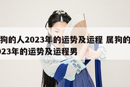 属狗的人2023年的运势及运程 属狗的人2023年的运势及运程男