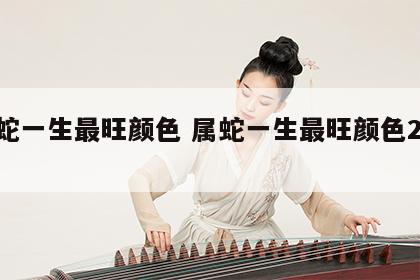 属蛇一生最旺颜色 属蛇一生最旺颜色2024