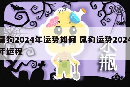 属狗2024年运势如何 属狗运势2024年运程