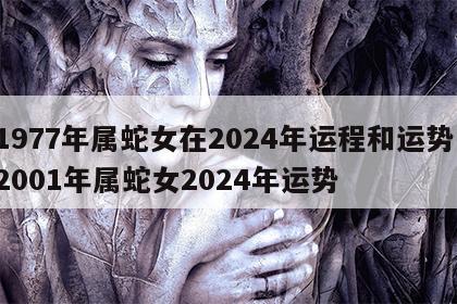 1977年属蛇女在2024年运程和运势 2001年属蛇女2024年运势