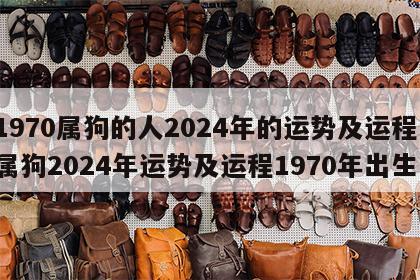 1970属狗的人2024年的运势及运程 属狗2024年运势及运程1970年出生