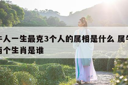属牛人一生最克3个人的属相是什么 属牛最克两个生肖是谁