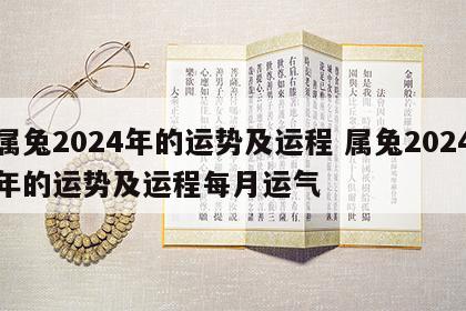 属兔2024年的运势及运程 属兔2024年的运势及运程每月运气