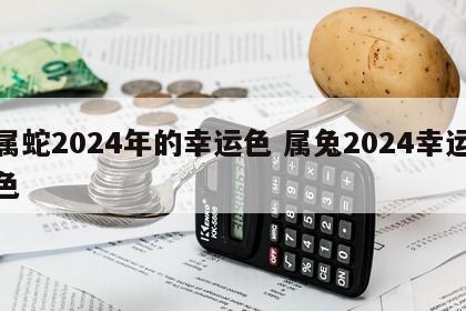 属蛇2024年的幸运色 属兔2024幸运色