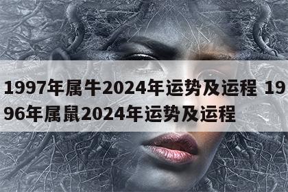 1997年属牛2024年运势及运程 1996年属鼠2024年运势及运程