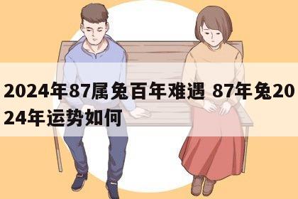 2024年87属兔百年难遇 87年兔2024年运势如何