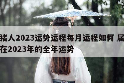 属猪人2023运势运程每月运程如何 属猪人在2023年的全年运势