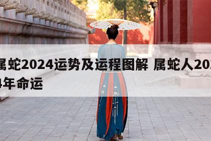 属蛇2024运势及运程图解 属蛇人2024年命运