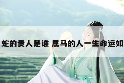 属蛇的贵人是谁 属马的人一生命运如何