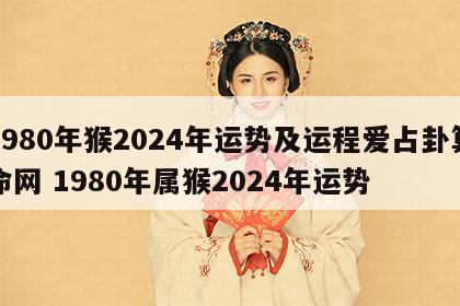 1980年猴2024年运势及运程爱占卦算命网 1980年属猴2024年运势