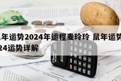 鼠年运势2024年运程麦玲玲 鼠年运势2024运势详解