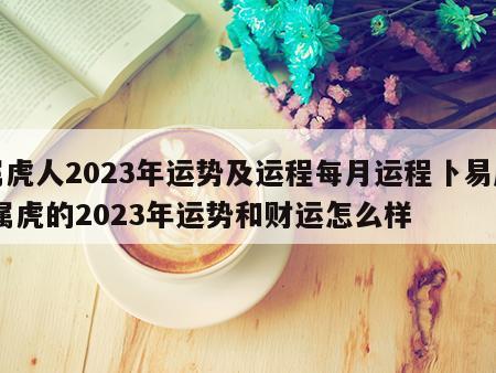 属虎人2023年运势及运程每月运程卜易居 属虎的2023年运势和财运怎么样