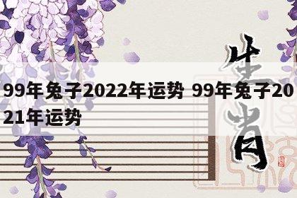 99年兔子2022年运势 99年兔子2021年运势